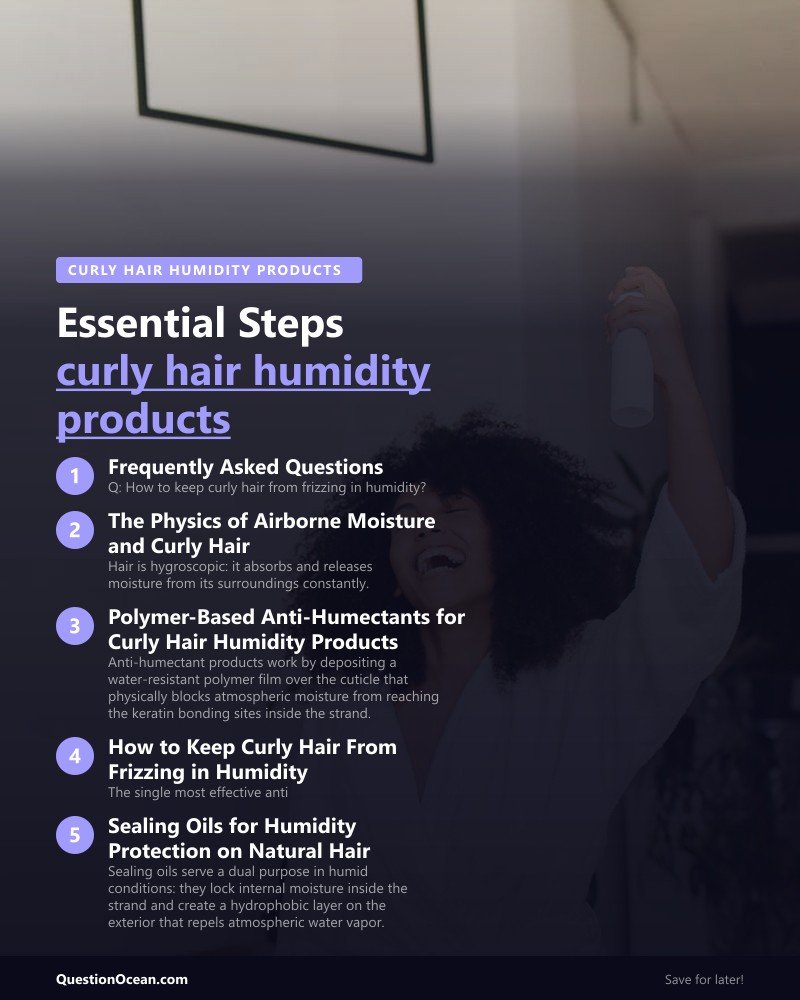 Key takeaways about curly hair humidity products