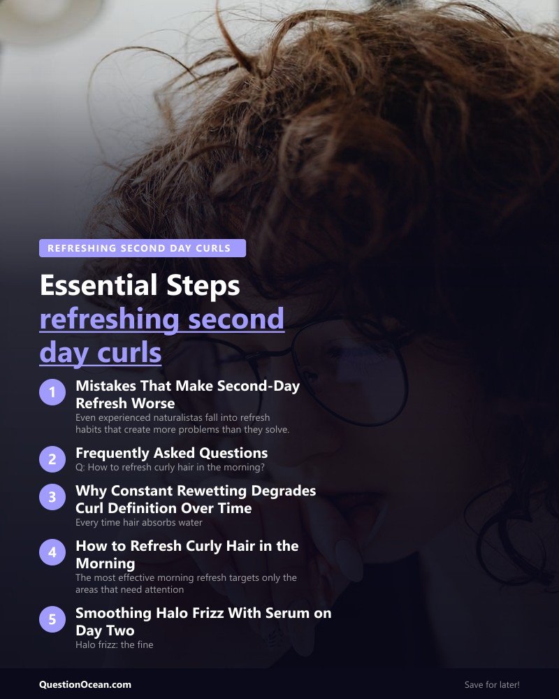 Key takeaways about refreshing second day curls