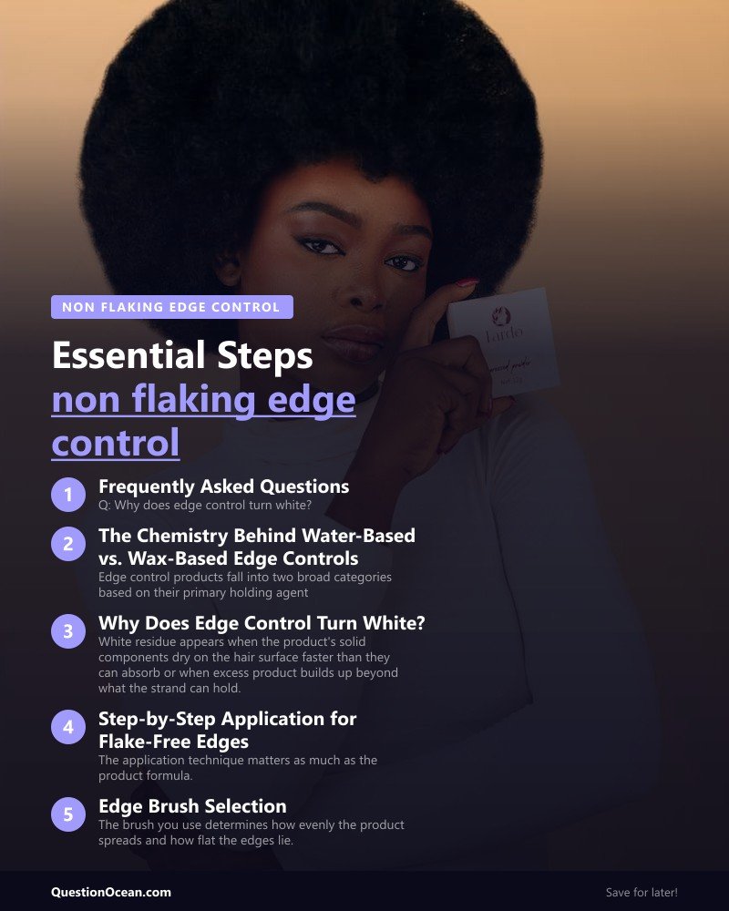 Key takeaways about non flaking edge control