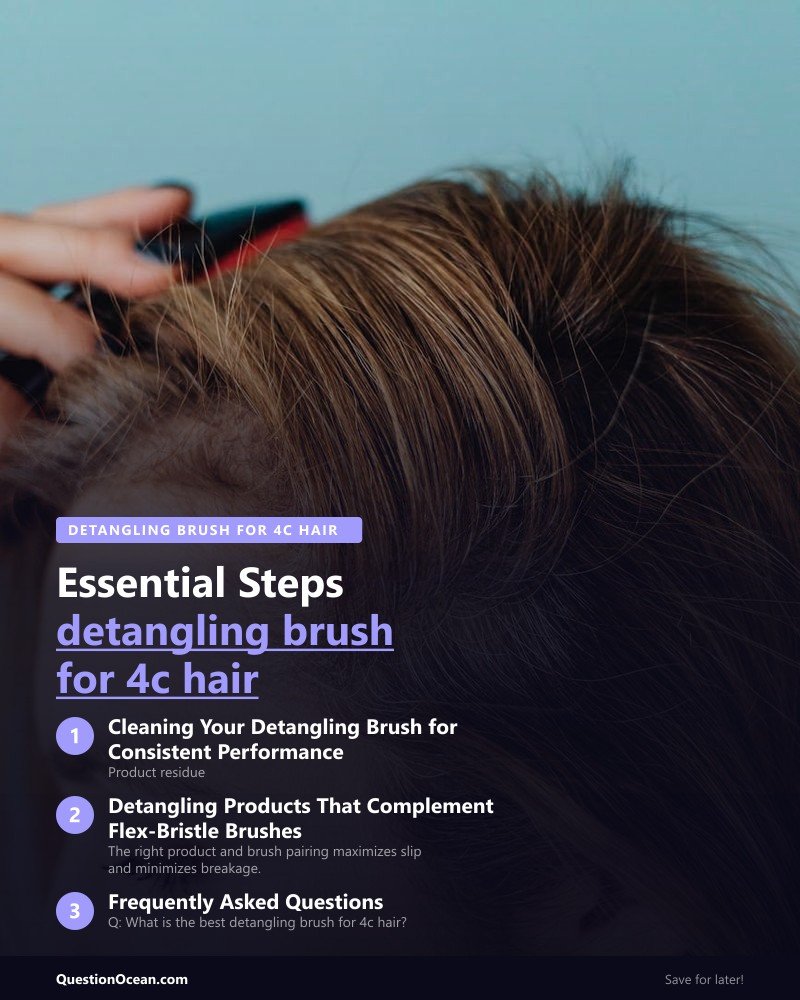 Key takeaways about detangling brush for 4c hair