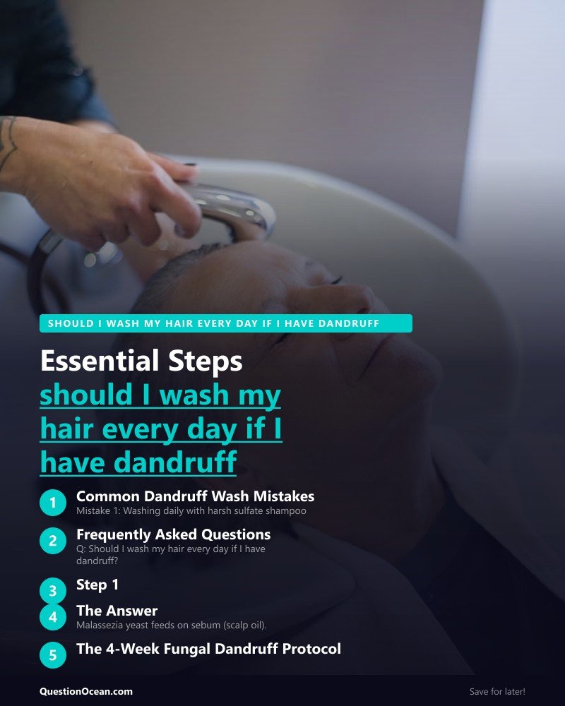 Key takeaways about should I wash my hair every day if I have dandruff