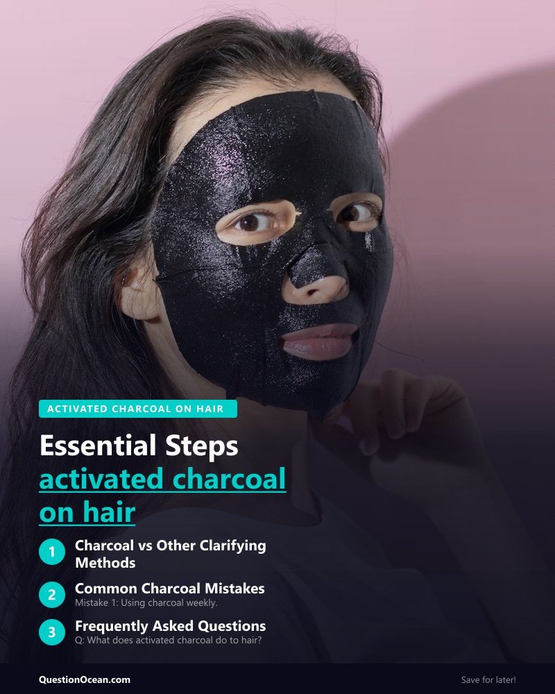 Key takeaways about activated charcoal on hair
