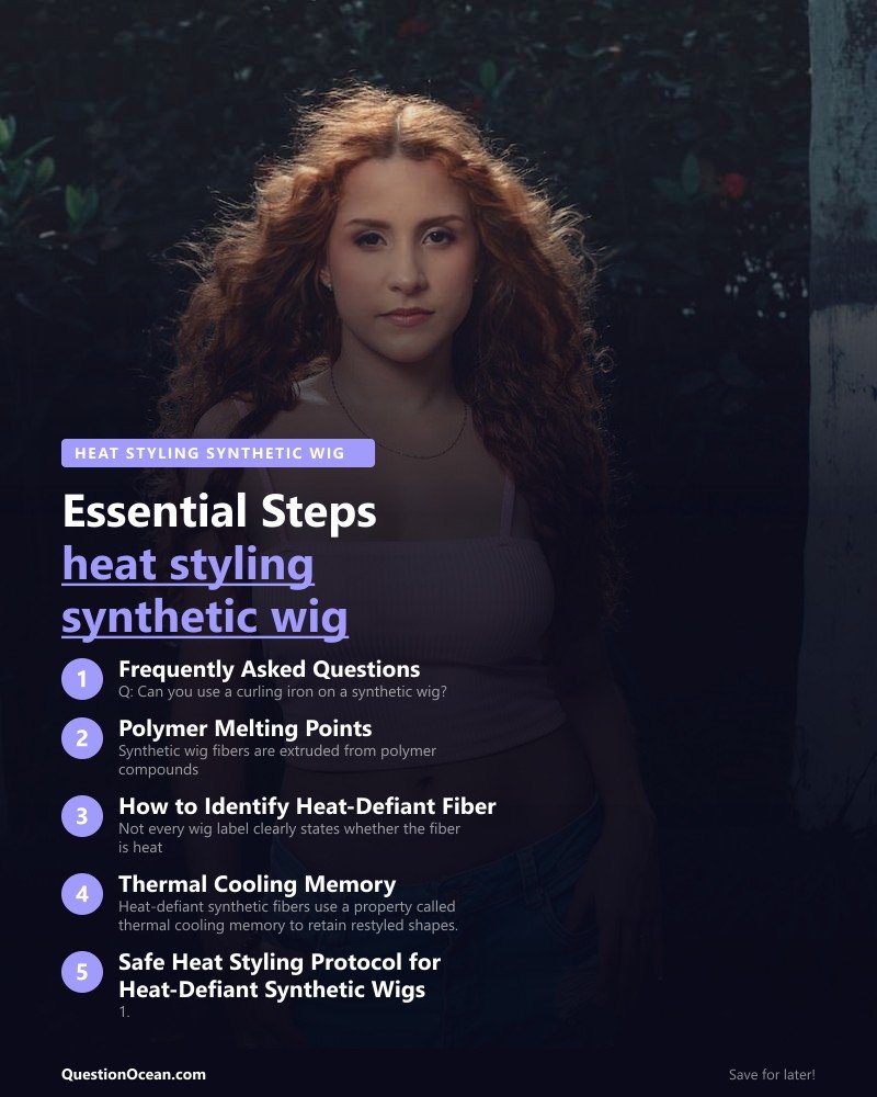 Key takeaways about heat styling synthetic wig