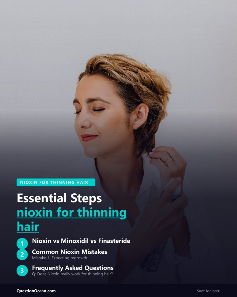 Key takeaways about nioxin for thinning hair