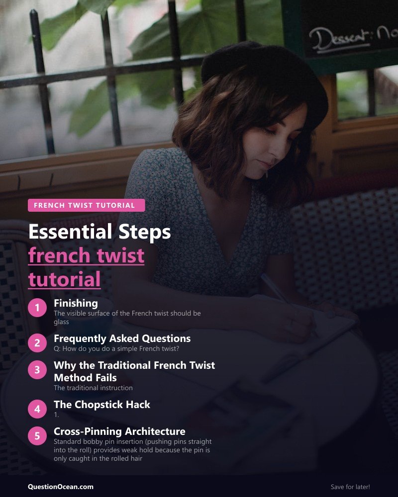 Key takeaways about french twist tutorial