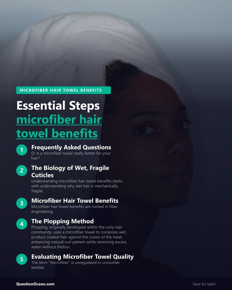 Key takeaways about microfiber hair towel benefits