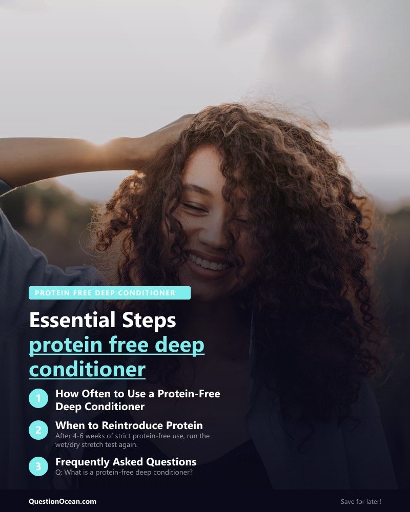 Key takeaways about protein free deep conditioner
