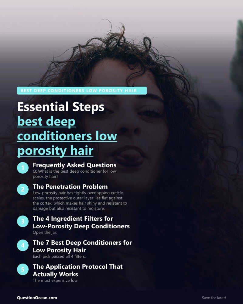 Key takeaways about best deep conditioners low porosity hair
