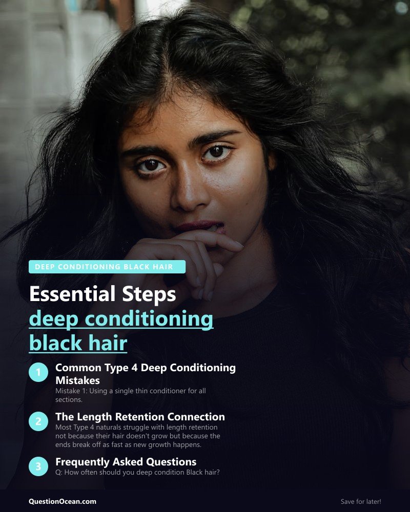Key takeaways about deep conditioning black hair