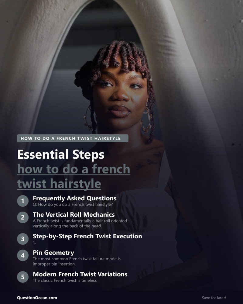 Key takeaways about how to do a french twist hairstyle