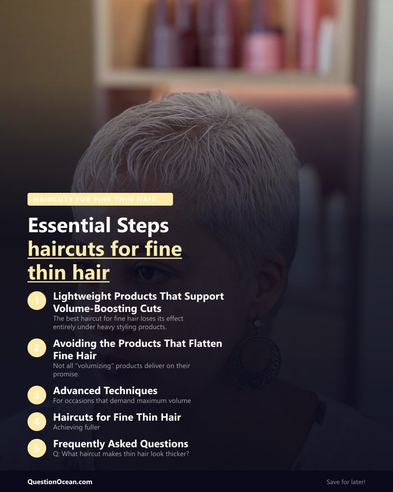 Key takeaways about haircuts for fine thin hair 2026