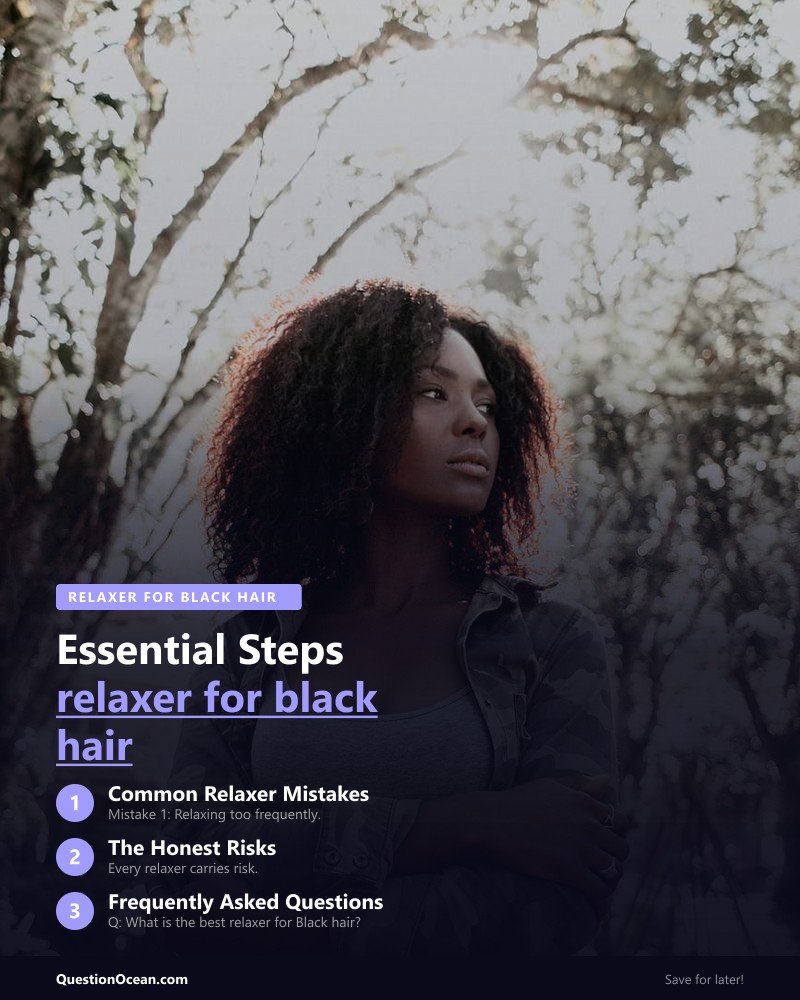Key takeaways about relaxer for black hair
