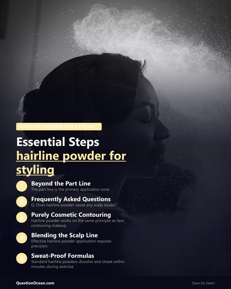 Key takeaways about hairline powder for styling