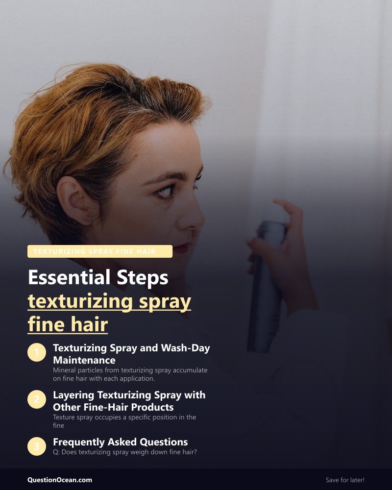 Key takeaways about texturizing spray fine hair