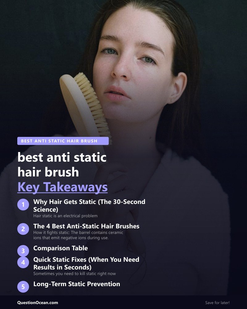Key takeaways about best anti static hair brush