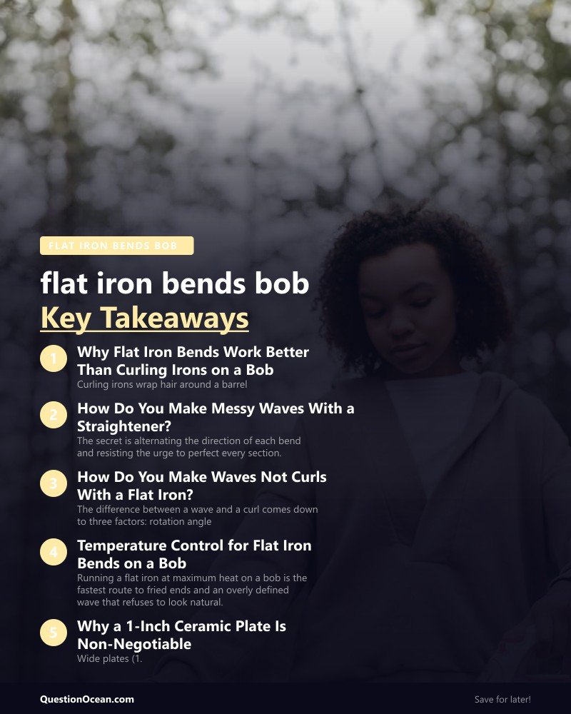 Key takeaways about flat iron bends bob