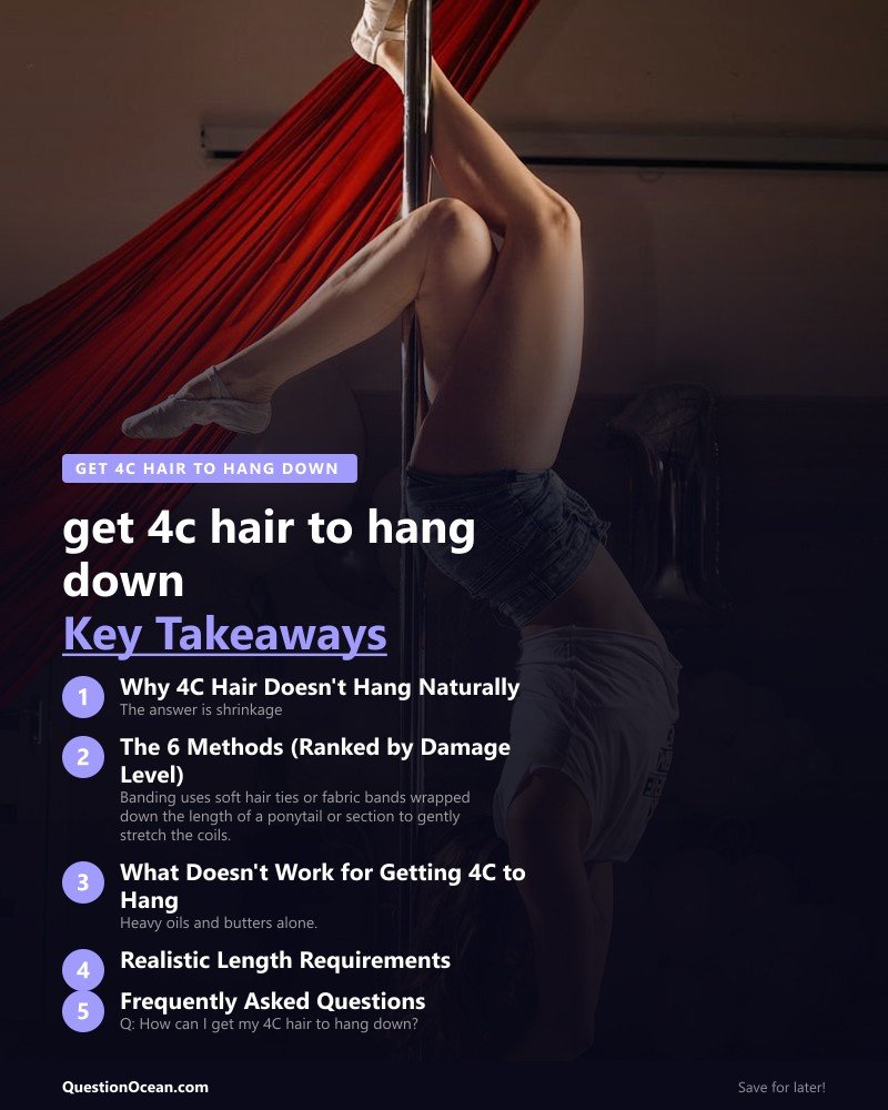 Key takeaways about get 4c hair to hang down