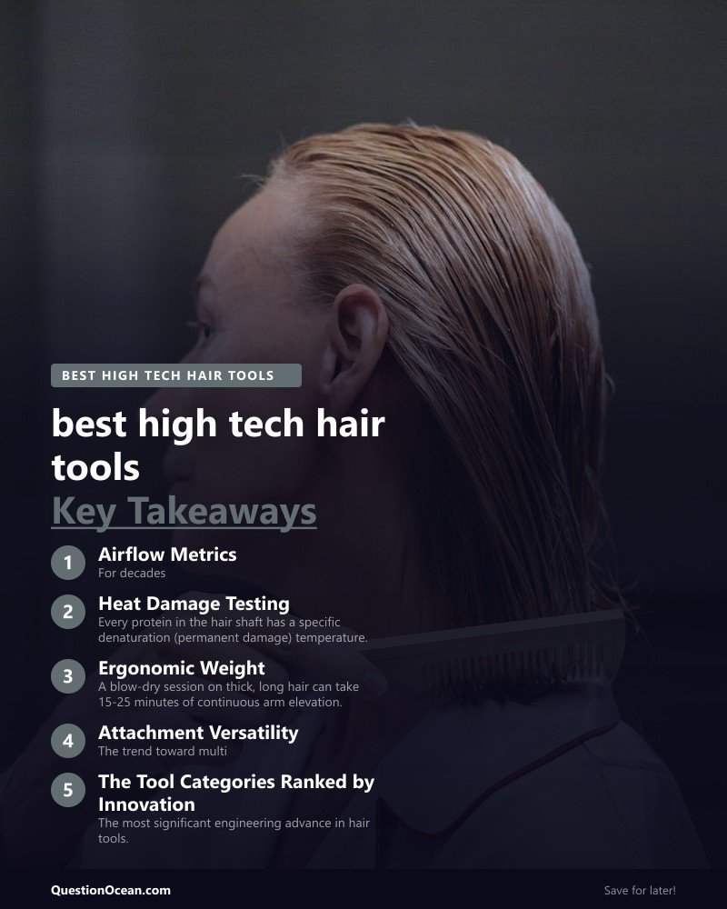 Key takeaways about best high tech hair tools 2026