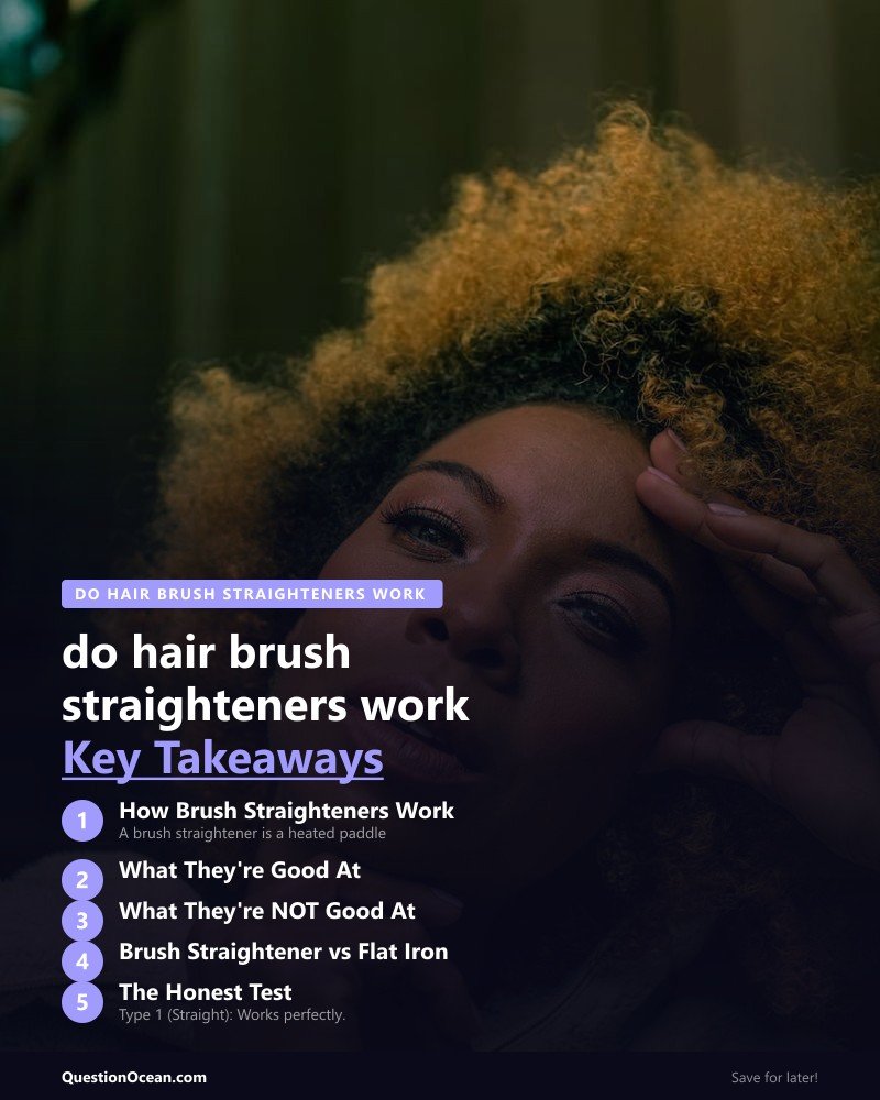 Key takeaways about do hair brush straighteners work