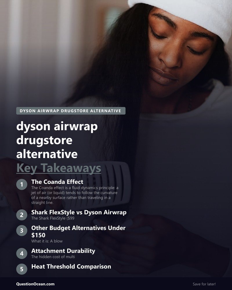 Key takeaways about dyson airwrap drugstore alternative
