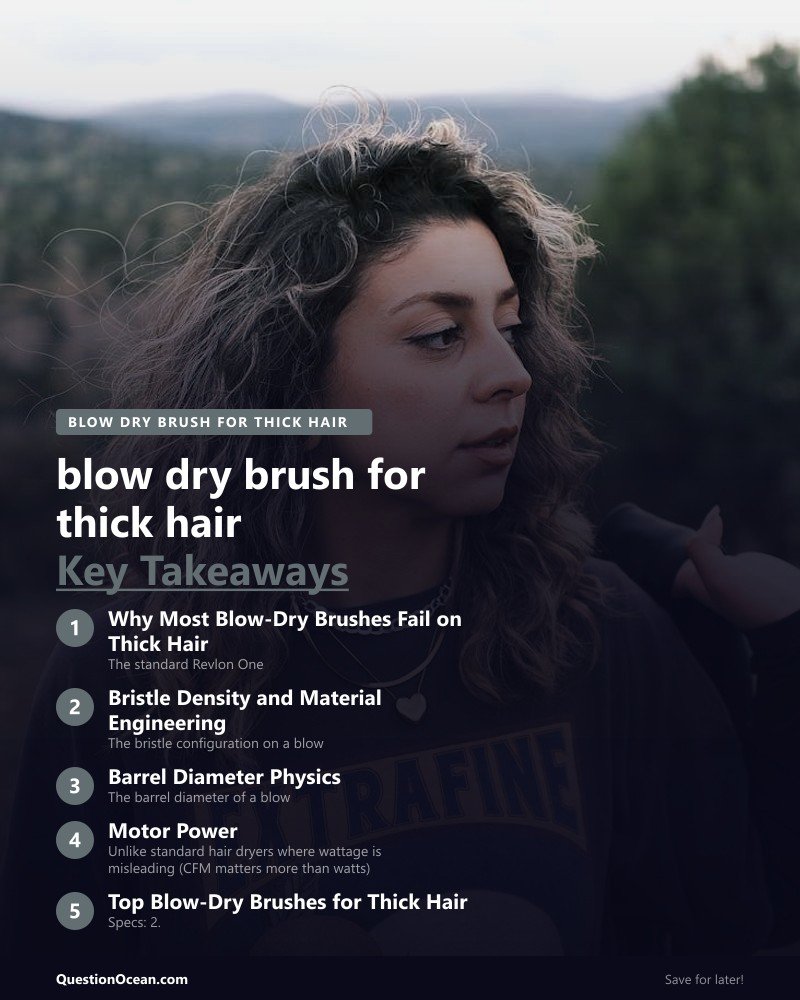 Key takeaways about blow dry brush for thick hair