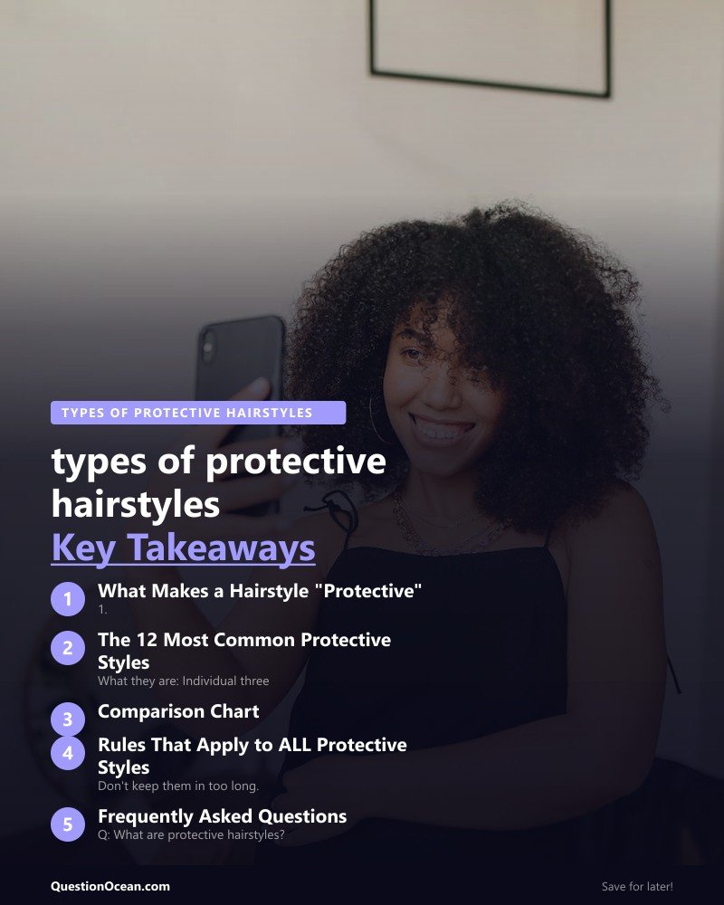 Key takeaways about types of protective hairstyles