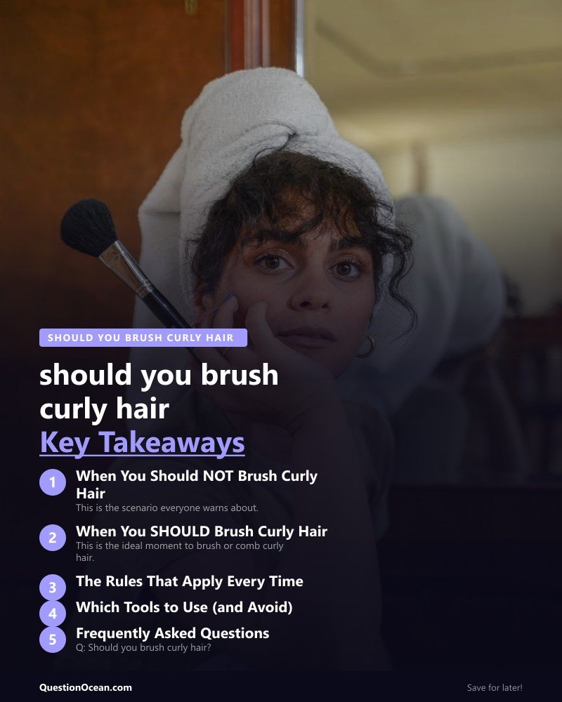 Key takeaways about should you brush curly hair