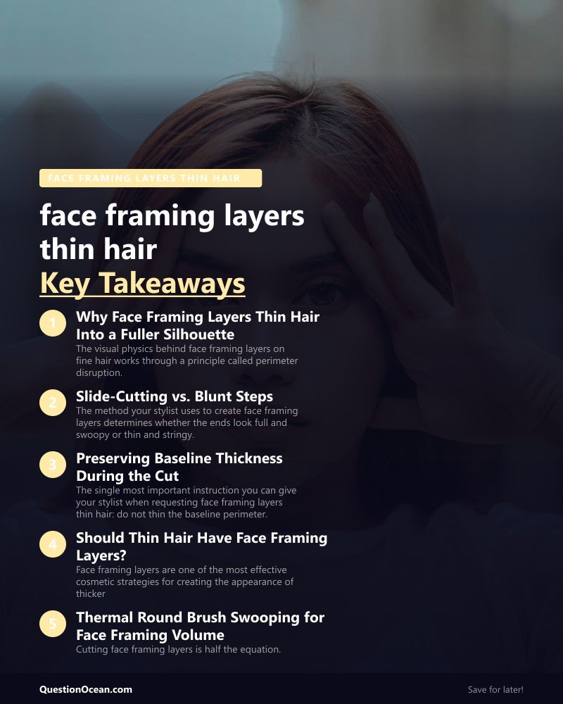 Key takeaways about face framing layers thin hair