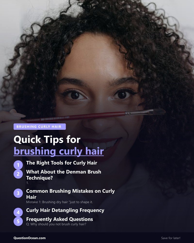 Key takeaways about brushing curly hair