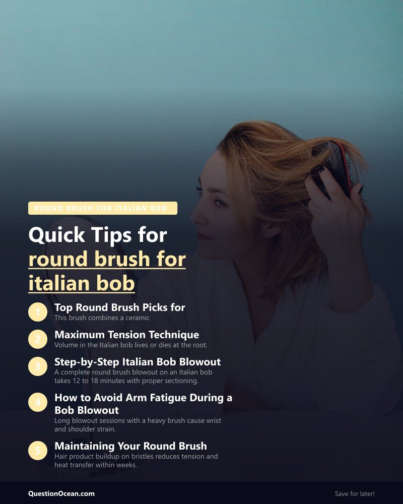 Key takeaways about round brush for italian bob