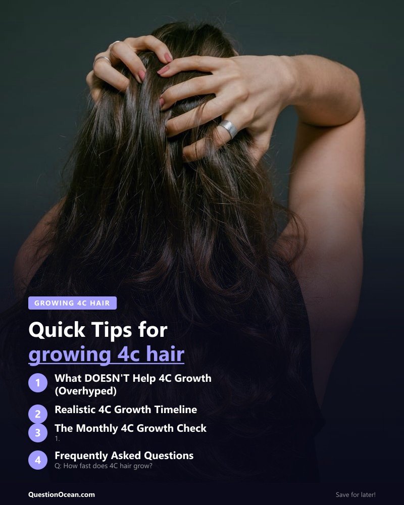Key takeaways about growing 4c hair
