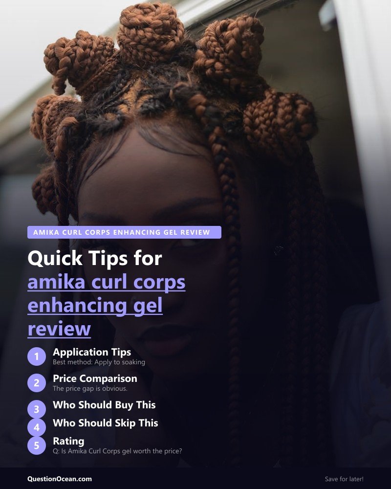 Key takeaways about amika curl corps enhancing gel review