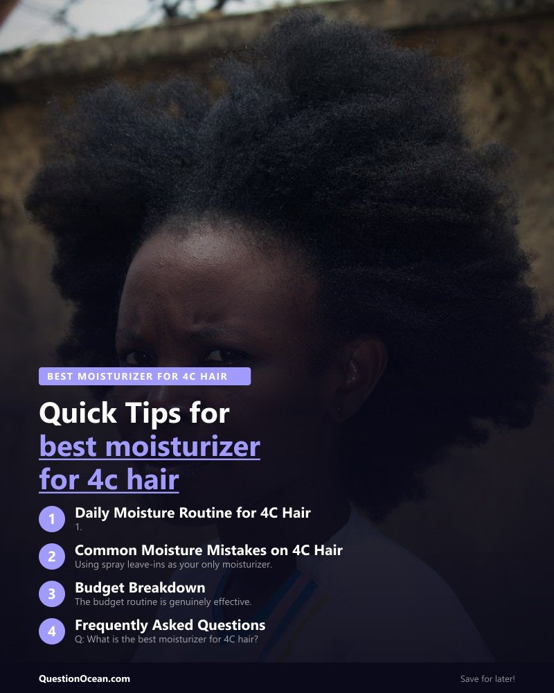 Key takeaways about best moisturizer for 4c hair