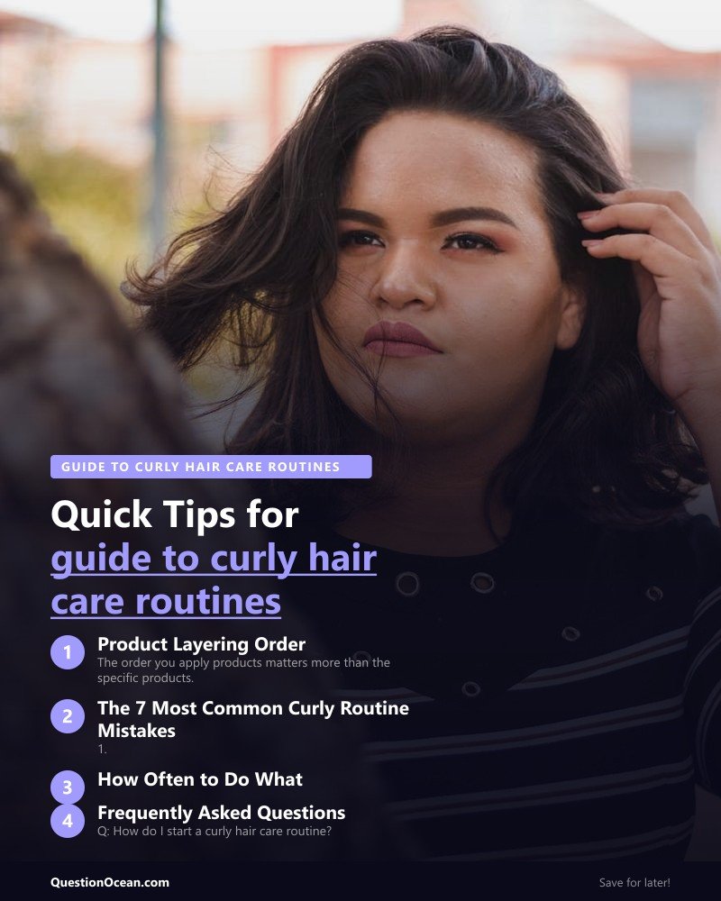 Key takeaways about guide to curly hair care routines