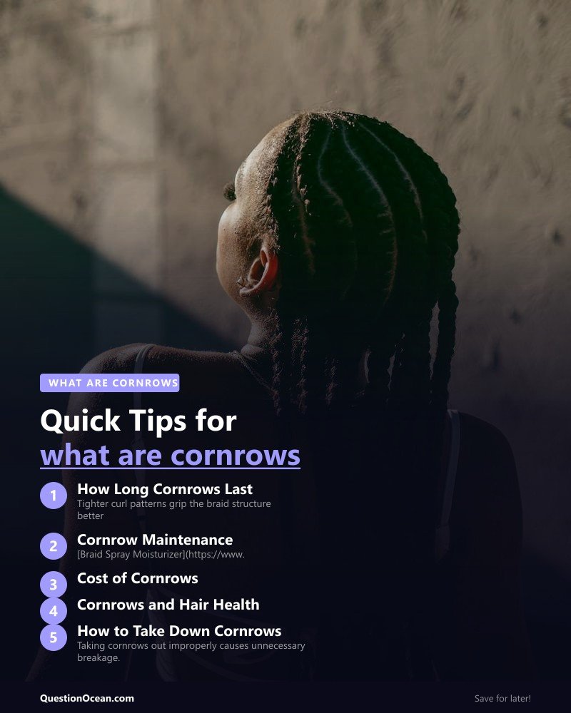 Key takeaways about what are cornrows