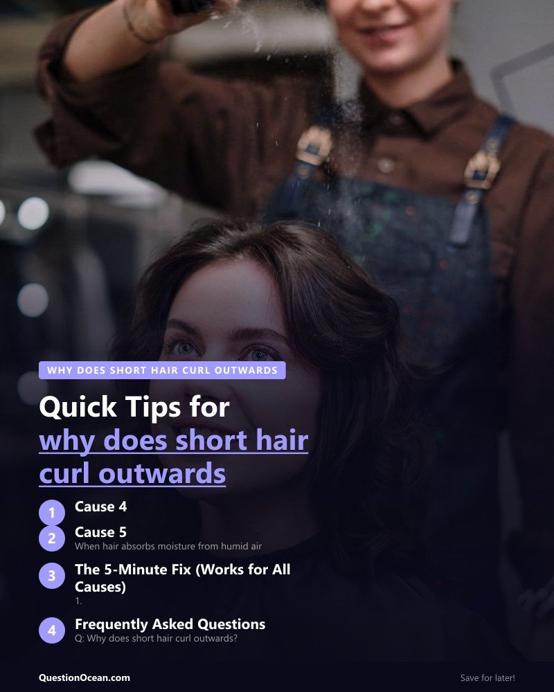 Key takeaways about why does short hair curl outwards