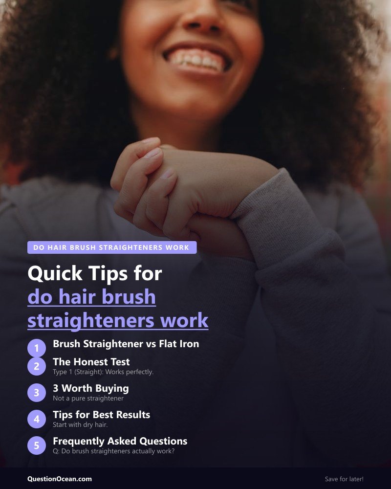 Key takeaways about do hair brush straighteners work