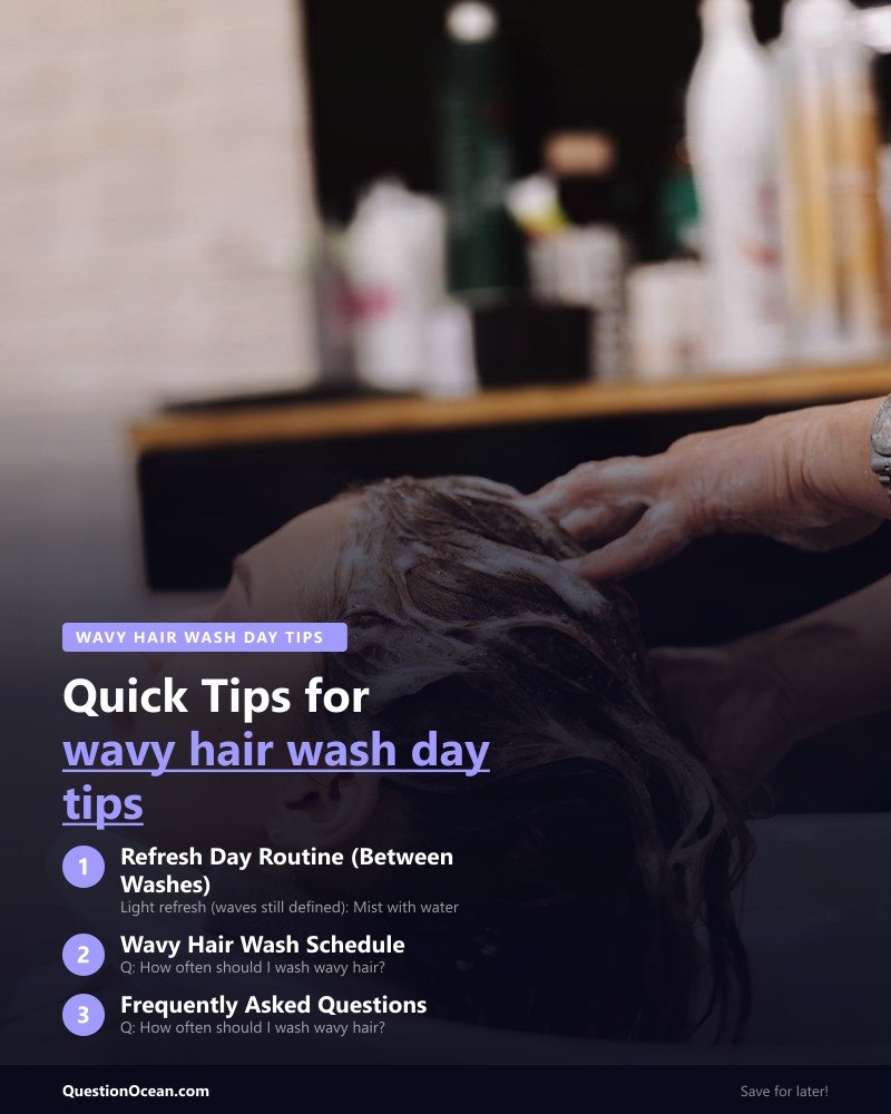 Key takeaways about wavy hair wash day tips
