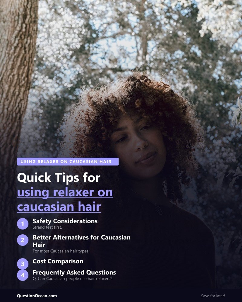 Key takeaways about using relaxer on caucasian hair