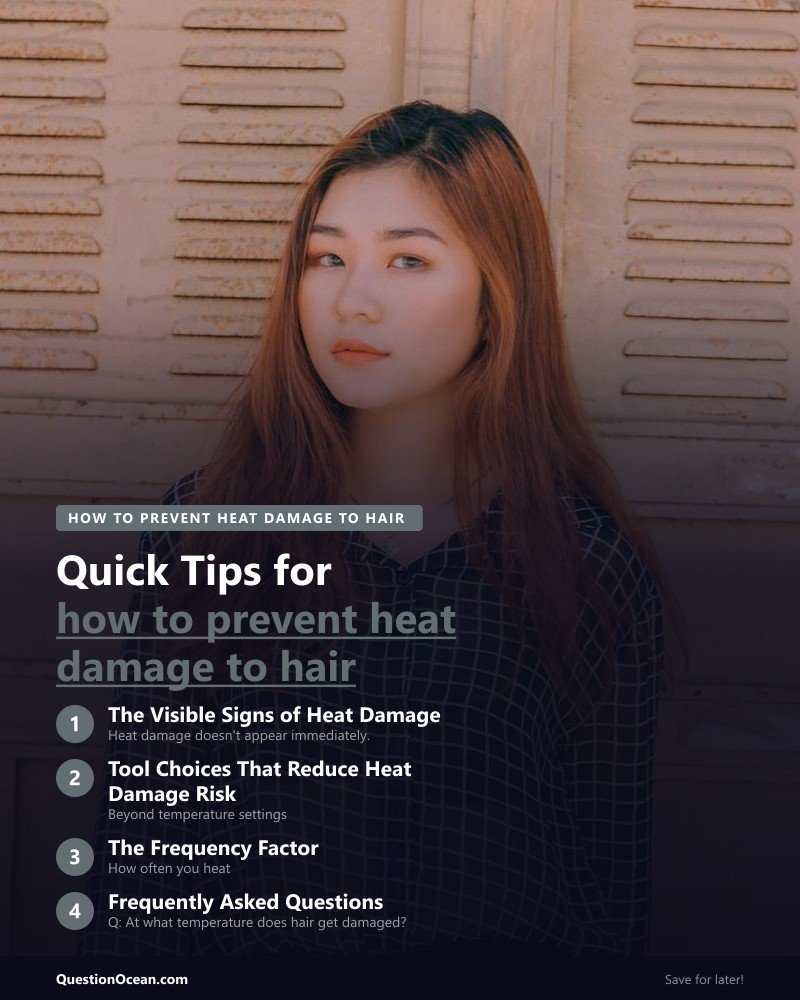 Key takeaways about how to prevent heat damage to hair