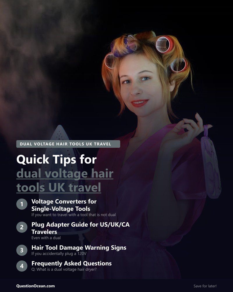 Key takeaways about dual voltage hair tools UK travel