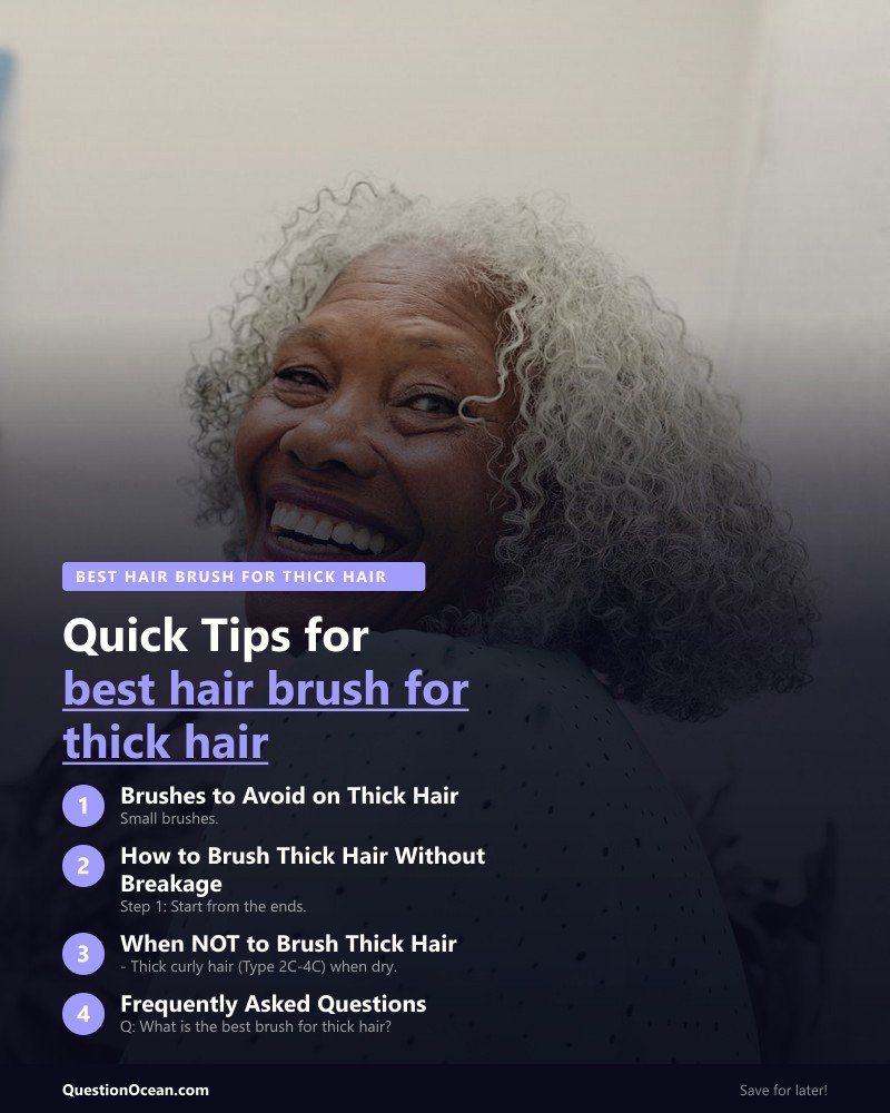 Key takeaways about best hair brush for thick hair