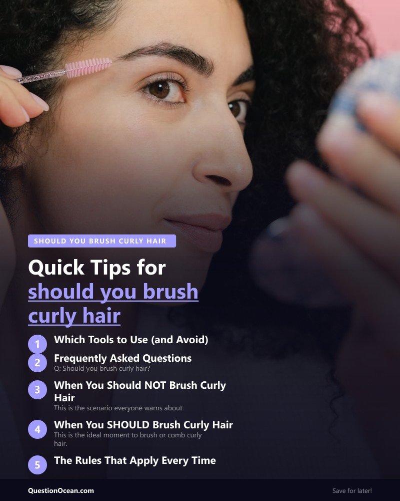 Key takeaways about should you brush curly hair