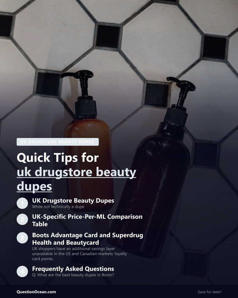 Key takeaways about uk drugstore beauty dupes