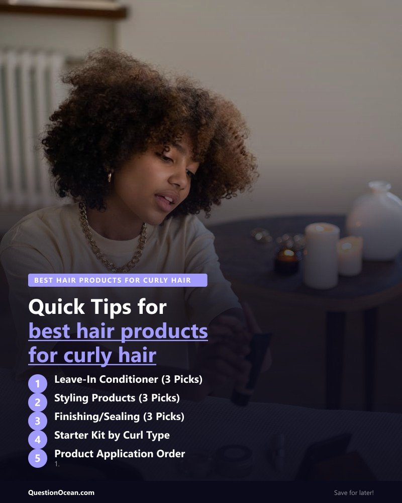 Key takeaways about best hair products for curly hair