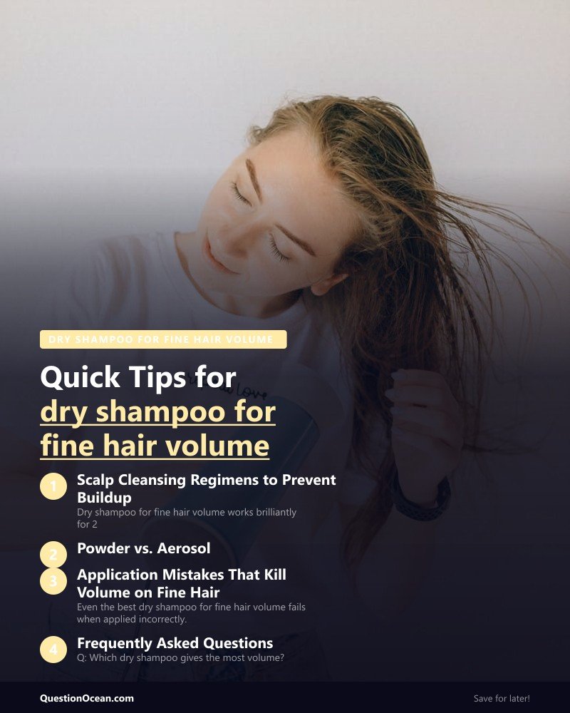 Key takeaways about dry shampoo for fine hair volume