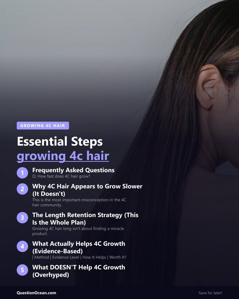 Key takeaways about growing 4c hair