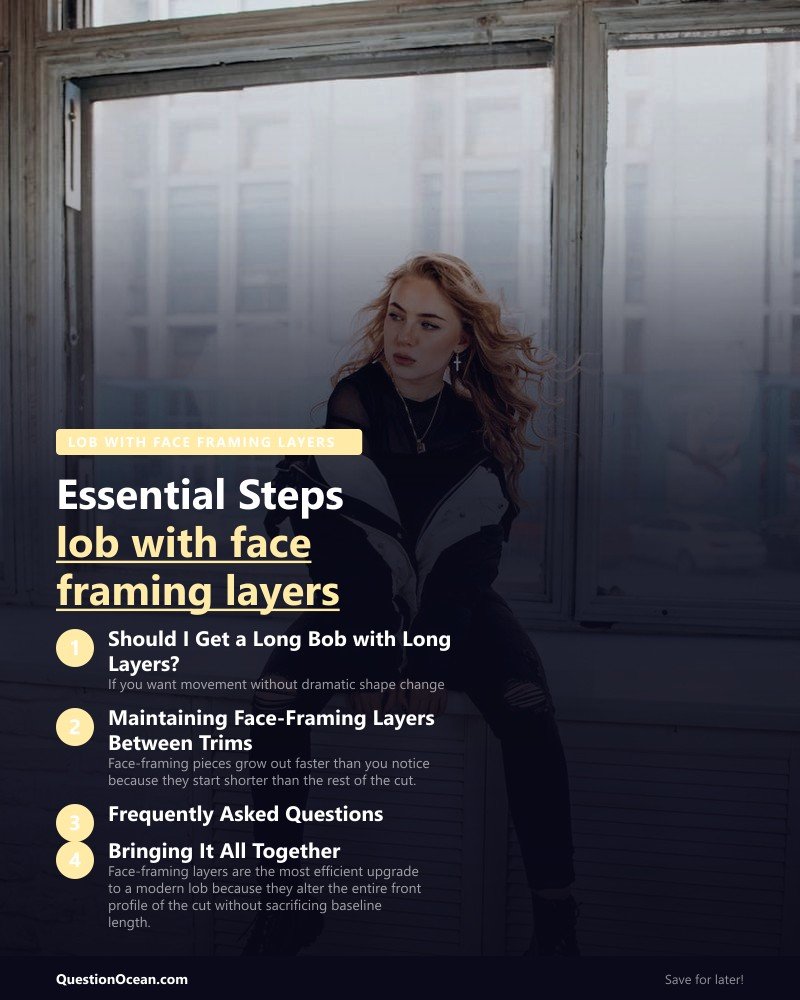 Key takeaways about lob with face framing layers