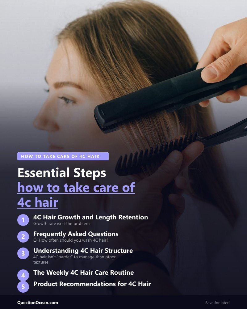 Key takeaways about how to take care of 4c hair