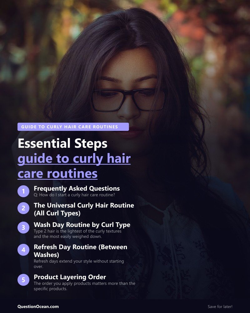 Key takeaways about guide to curly hair care routines